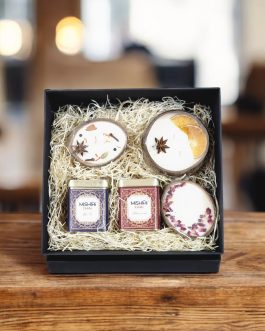 Green Tea & Coconut Shell Candle Hamper